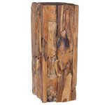 vidaXL Table d'appoint 30x30x80 cm Bois de teck solide