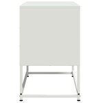 vidaXL Meuble TV blanc 68 5x39x60 5 cm acier