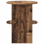 vidaXL Meuble d'appoint 2 pc Bois ancien Ø40 x 50 cm Bois d’ingénierie