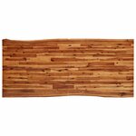 vidaXL Table à manger 200x90x75 cm bois d'acacia solide à bord vif