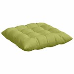 vidaXL Coussins de siège 2 Pièces Vert clair 40 x 40 x 6 cm tissu