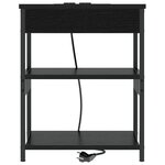 vidaXL Armoires de chevet 2 Pièces Chêne noir 41 x 31 x 51 cm