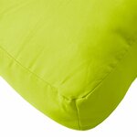 vidaXL Coussin de palette vert brillant 80x80x12 cm tissu
