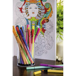 Boîte métal Lot de 20 Feutre de Dessin PEN 68 Pointe Moyenne 1 mm STABILO