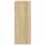 vidaXL Bibliothèque chêne sonoma 66x31x80 cm bois d'ingénierie