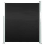 vidaXL Auvent latéral rétractable 120 x 300 cm Noir