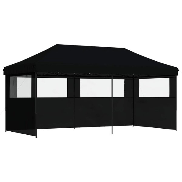 vidaXL Tente de fête 292 x 580 x 315 cm Noir Tissu Oxford