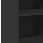 vidaXL Buffet noir 50x41x93 cm bois d'ingénierie