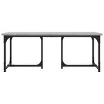 vidaXL Table basse Sonoma gris 90x50x35 cm Bois d'ingénierie
