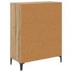 vidaXL Buffet chêne artisanal 32 5 x 69 5 x 90 cm Bois d'ingénierie