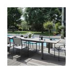 Fauteuil en aluminium duca (lot de 6)