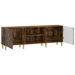 vidaXL Meuble TV 150 x 31 x 50 cm Chêne fumé Bois d'ingénierie