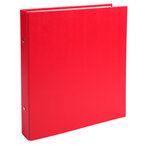 Classeur rembordé polypropylène format ecolier 4 anneaux 25mm - 230x215mm  rouge EXACOMPTA