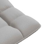 VidaXL Fauteuil de sol pivotant gris nuage 70x51x79 cm tissu