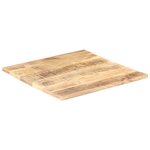 vidaXL Dessus de table Bois de manguier solide 25-27 mm 60x60 cm