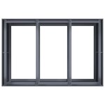 vidaXL Jardinière anthracite 120x80x80 cm acier