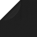 vidaXL Couverture de piscine Noir 488 cm PE