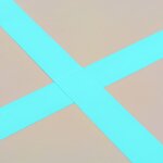 Vidaxl tapis gonflable de gymnastique avec pompe 400x100x10cm pvc vert
