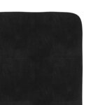 vidaXL Chaises à manger lot de 4 Noir Velours