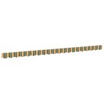 vidaXL Bande de auvent Vert et jaune 4.3 x 0.2 m Toile