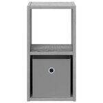 vidaXL Table de chevet Gris Sonoma 25 5 x 22 x 49 5 cm