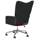 Vidaxl chaise de relaxation patchwork tissu