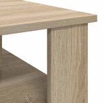 vidaXL Table basse Chêne Sonoma 90 x 50 x 40 cm Bois d'ingénierie