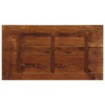 vidaXL Dessus de table 120x70x2 5cm rectangulaire bois massif récupéré