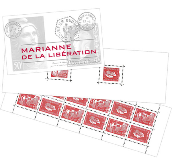 Carnet Salon d'Automne Libération - 14 timbres gommés