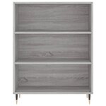 vidaXL Buffet sonoma gris 69 5x32 5x180 cm bois d'ingénierie