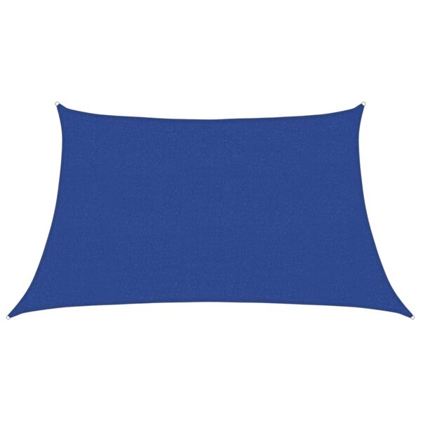 vidaXL Voile d'ombrage 160 g/m² Bleu 3/4x2 m PEHD