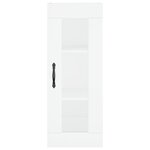 vidaXL Buffet haut Blanc 34 5x34x180 cm Bois d'ingénierie