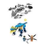 Lego 71760 ninjago l'évolution dragon du tonnerre de jay  set avec figurine de serpent avec banniere de mission a collectionner