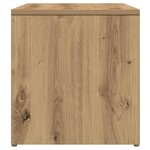 vidaXL Table d'appoint chêne artisanal 59x36x38 cm bois d'ingénierie