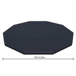 Bestway Couverture de piscine Flowclear 305 cm