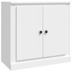vidaXL Buffets 3 Pièces Blanc Bois d'ingénierie