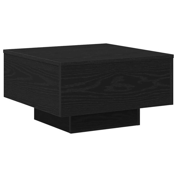vidaXL Table basse Chêne noir 55 x 55 x 31 cm Bois d'ingénierie