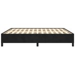 vidaXL Cadre de lit sans matelas noir 180x200 cm velours