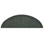 vidaXL Tapis autoadhésifs de marches 10 Pièces Vert 56x17x3 cm Aiguilleté