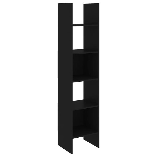 vidaXL Bibliothèque Noir 40x35x180 cm Bois d’ingénierie