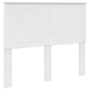 vidaXL Tête de lit Blanc Brillant 120 cm Bois d'ingénierie