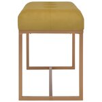 Banc banquette 80 x 36 x 45 cm moutarde velours 02_0021260