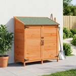 vidaXL Abri de jardin avec toit Marron 106 5 x 56 x 113 5 cm