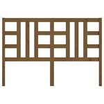 vidaXL Tête de lit Marron miel 156x4x100 cm Bois massif de pin