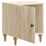 vidaXL Cabinet de chevet 2 Pièces Chêne Sonoma 43 x 34 5 x 50 cm