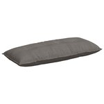 vidaXL Coussin de Dos Gris clair 120 x 50 cm Tissu en velours côtelé