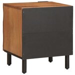 vidaXL Cabinet de chevet Marron 40 x 33 x 46 cm Bois de mangue massif