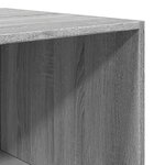 vidaXL Garde-robe sonoma gris 80x50x200 cm bois d'ingénierie