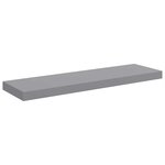vidaXL Étagère flottante murale gris 80x23 5x3 8 cm MDF