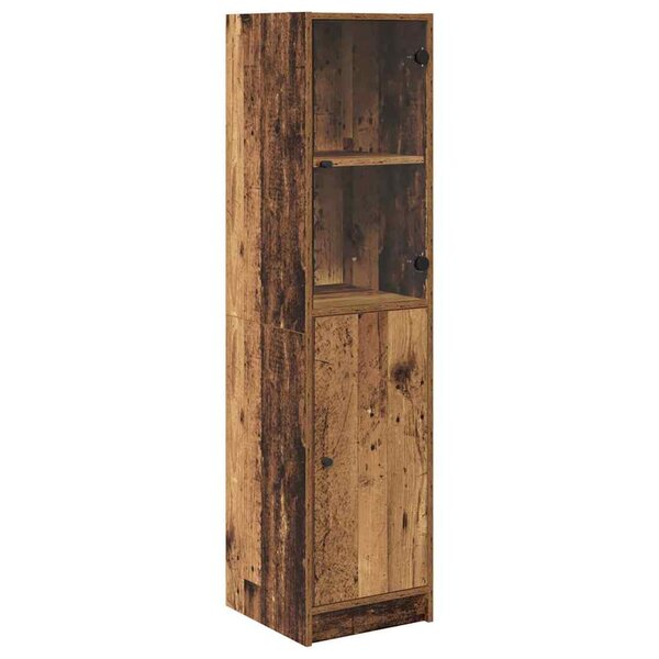 vidaXL Haut Armoire Bois Ancien 35 x 37 x 142 cm Bois d'ingénierie